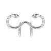 1PC Fake Septum Nose Ring Hoop, Non Pierced Nose Cuffs Faux Clicker Hanger 5