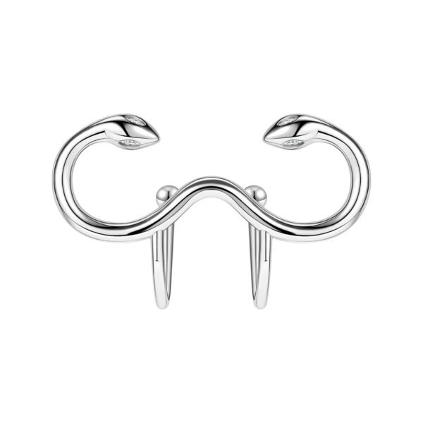 1PC Fake Septum Nose Ring Hoop, Non Pierced Nose Cuffs Faux Clicker Hanger 5